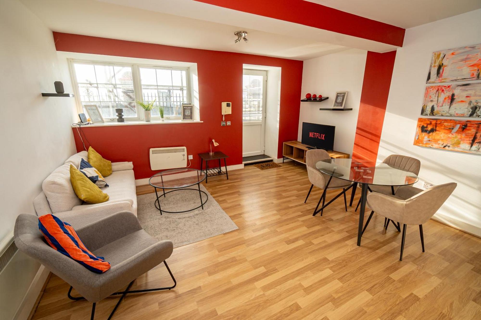 Cozy And Modern 2-Bed Apartment Swansea Exteriör bild