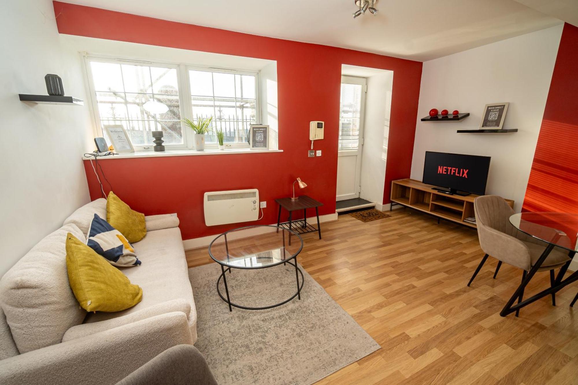 Cozy And Modern 2-Bed Apartment Swansea Exteriör bild